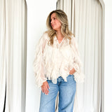 Pamela Ruffles Sheer Top