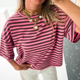 Martina Pink/Brown T-shirt