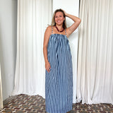 Ali Striped Midi Dress