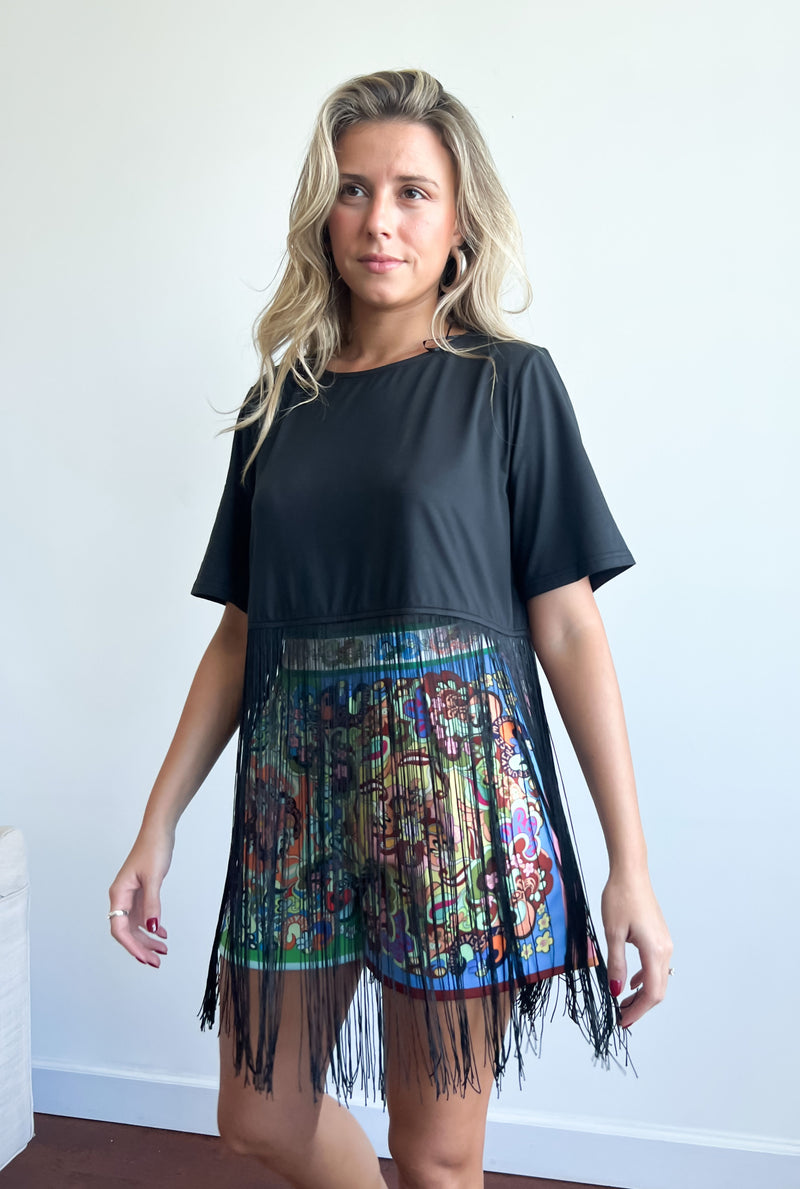 Geovana Fringed Top