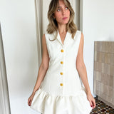 Fabia White Dress