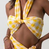 Cannes Gingham Top