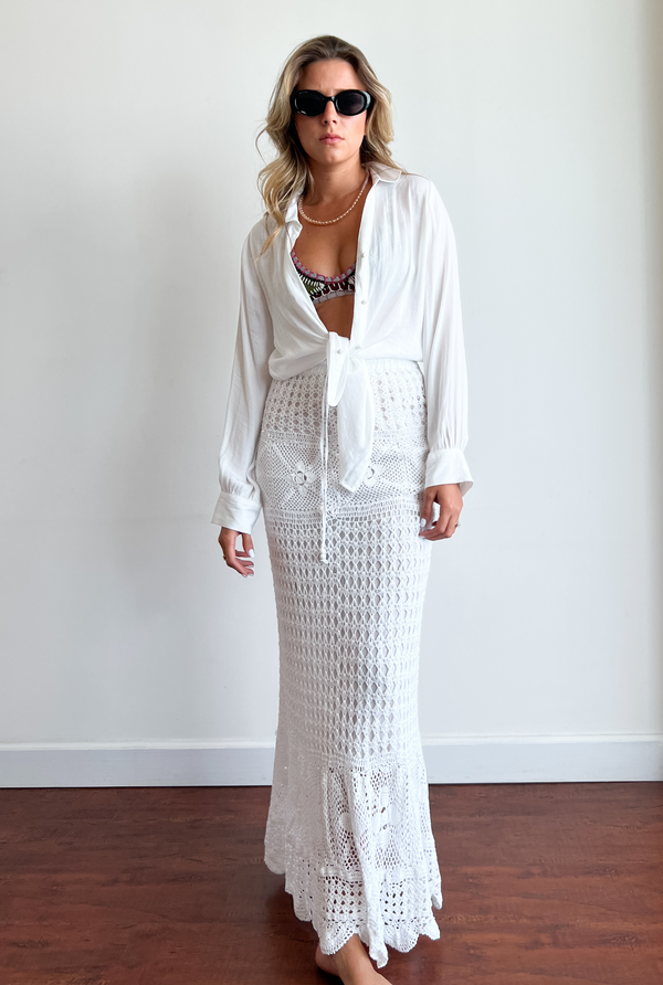 The Lune Crochet Skirt