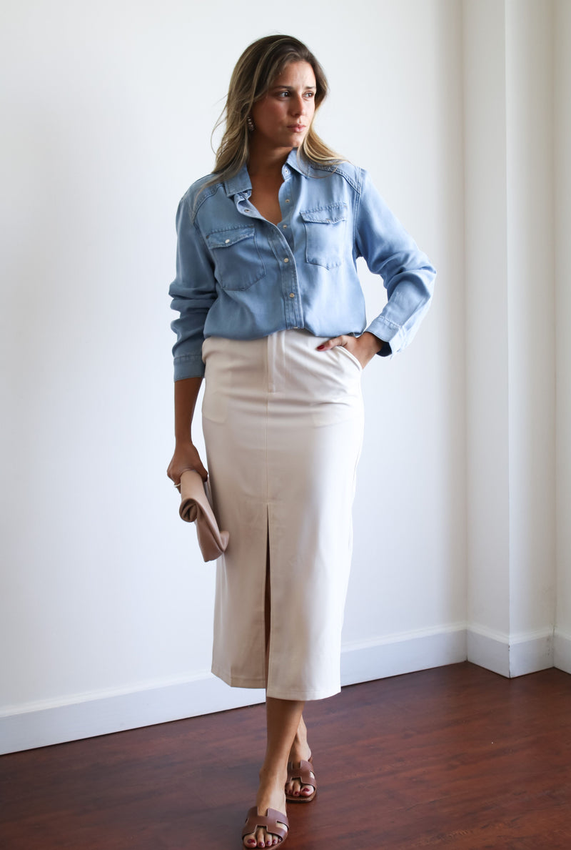 Cass Button-Up Top