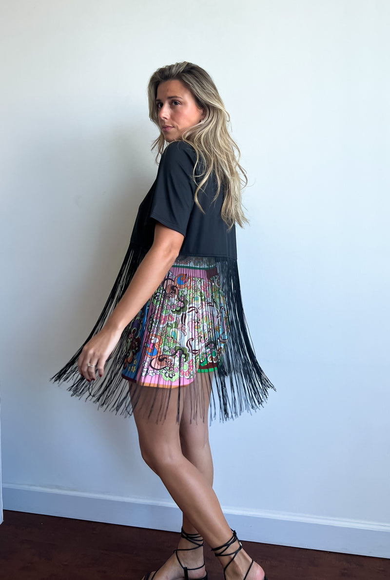 Geovana Fringed Top