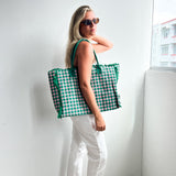 Gingham Tote Bag