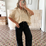 Cora Gingham Top