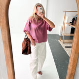 Martina Pink/Brown T-shirt