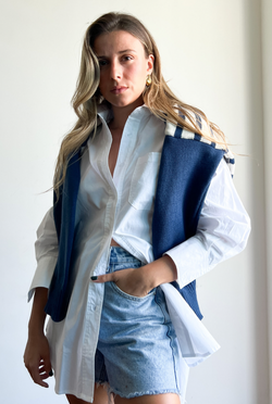 Caliana Button-down top