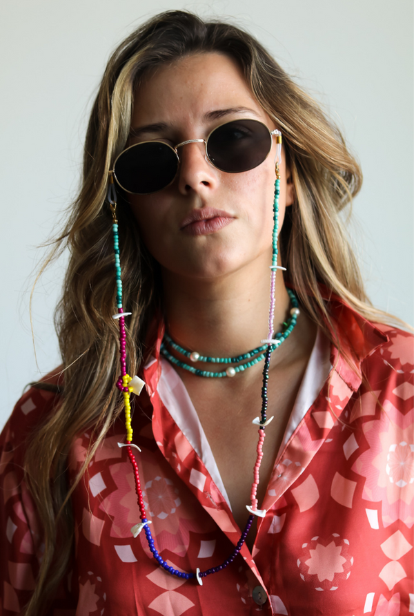 Kalia Multi-Color Sunglasses Chain