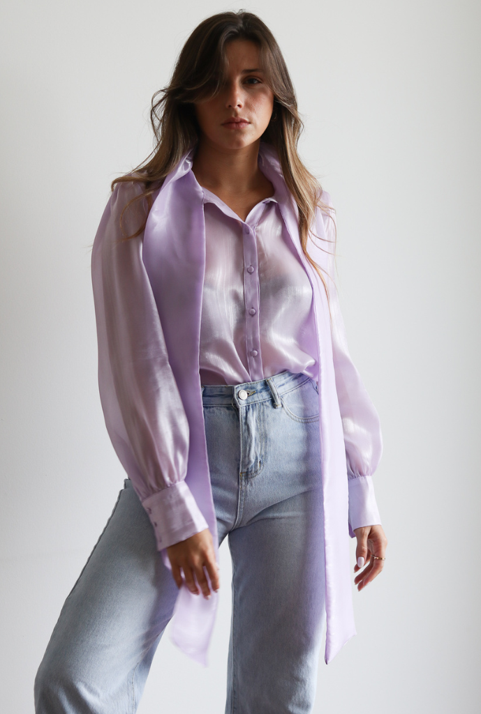 Lavender Garden Top
