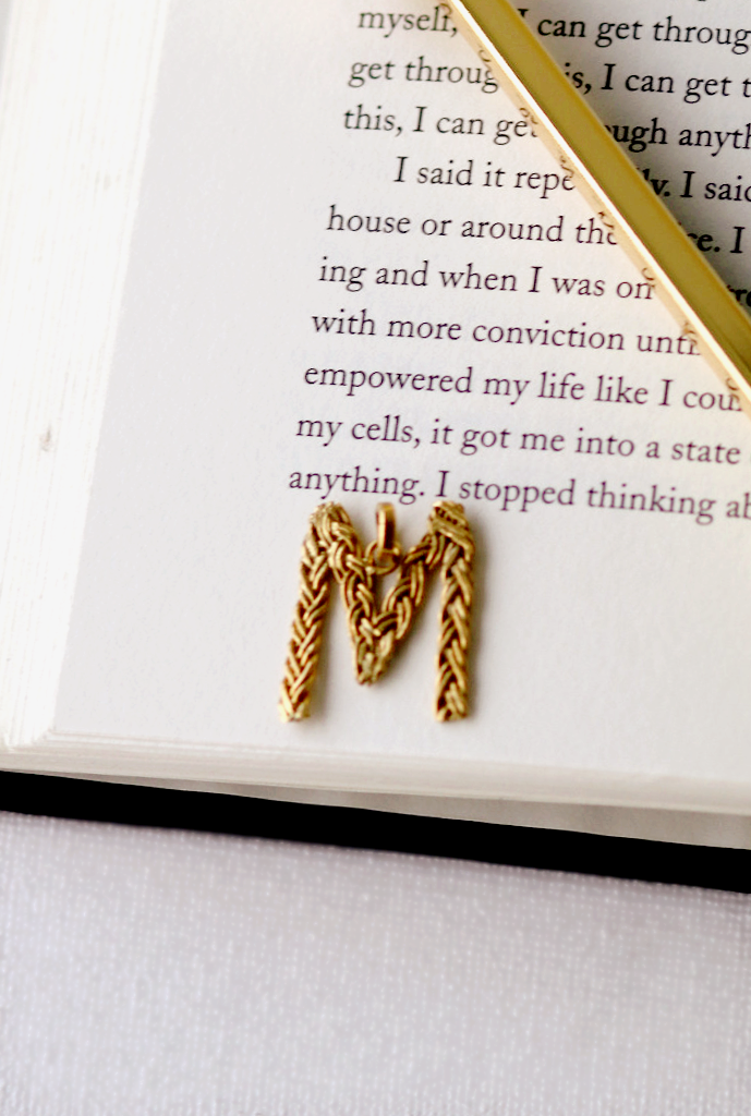 Crux Braided Initial Necklace